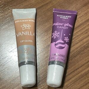 BBW Lip Gloss Duo Sugar Plum Candy & Vanilla